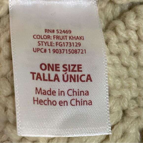 THE NORTH FACE Cable Knit Hat Beanie Women’s One Size Cream. - Picture 4 of 5